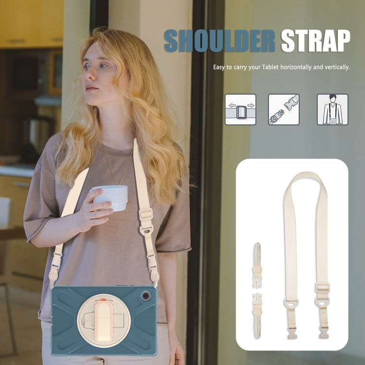 For Samsung Galaxy Tab A8 10.5 2021 Silicone + PC Tablet Case(Cornflower Blue) by bashfashion