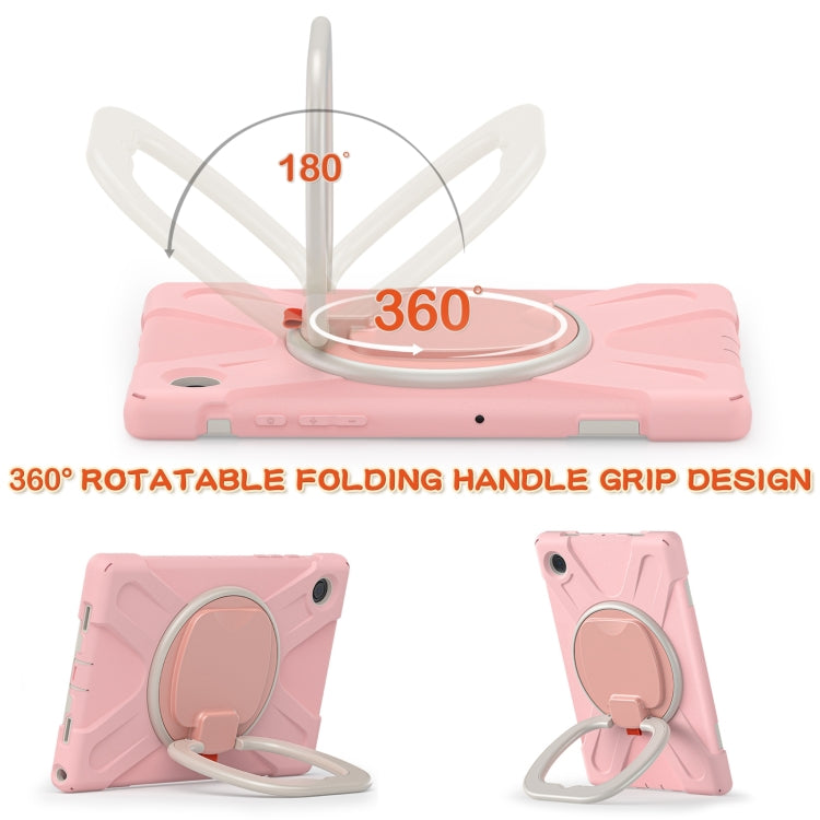 For Samsung Galaxy Tab A8 10.5 2021 Silicone + PC Tablet Case(Rose Gold) by bashfashion