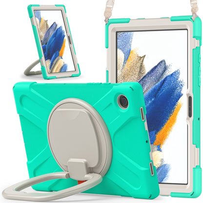 For Samsung Galaxy Tab A8 10.5 2021 Silicone + PC Tablet Case(Mint Green) by bashfashion