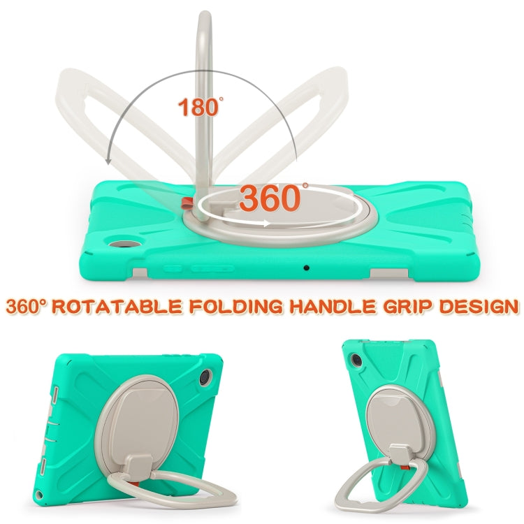 For Samsung Galaxy Tab A8 10.5 2021 Silicone + PC Tablet Case(Mint Green) by bashfashion