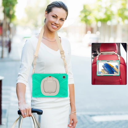 For Samsung Galaxy Tab A8 10.5 2021 Silicone + PC Tablet Case(Mint Green) by bashfashion