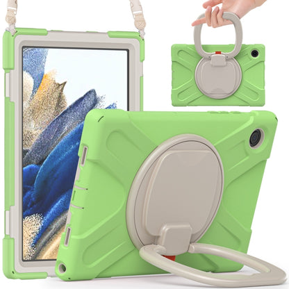 For Samsung Galaxy Tab A8 10.5 2021 Silicone + PC Tablet Case(Matcha Green) by bashfashion