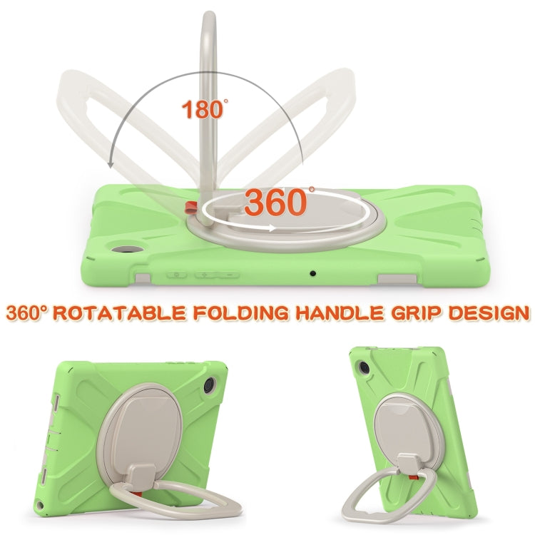 For Samsung Galaxy Tab A8 10.5 2021 Silicone + PC Tablet Case(Matcha Green) by bashfashion