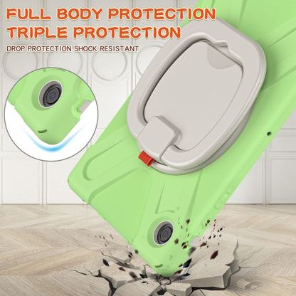 For Samsung Galaxy Tab A8 10.5 2021 Silicone + PC Tablet Case(Matcha Green) by bashfashion