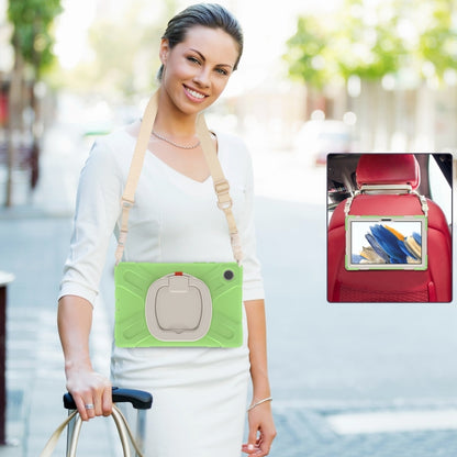 For Samsung Galaxy Tab A8 10.5 2021 Silicone + PC Tablet Case(Matcha Green) by bashfashion