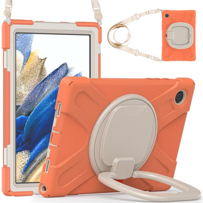 For Samsung Galaxy Tab A8 10.5 2021 Silicone + PC Tablet Case(Living Coral) by bashfashion