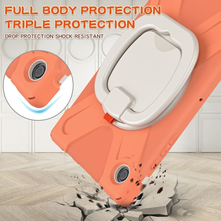 For Samsung Galaxy Tab A8 10.5 2021 Silicone + PC Tablet Case(Living Coral) by bashfashion