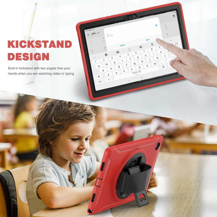 For Samsung Galaxy Tab A8 10.5 2021 Shockproof TPU + PC Tablet Case(Red) by bashfashion