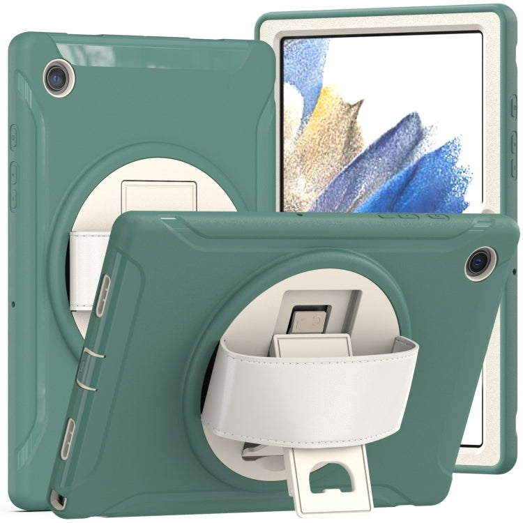 For Samsung Galaxy Tab A8 10.5 2021 Shockproof TPU + PC Tablet Case(Emmerald Green) by bashfashion