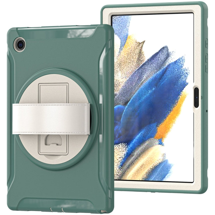 For Samsung Galaxy Tab A8 10.5 2021 Shockproof TPU + PC Tablet Case(Emmerald Green) by bashfashion