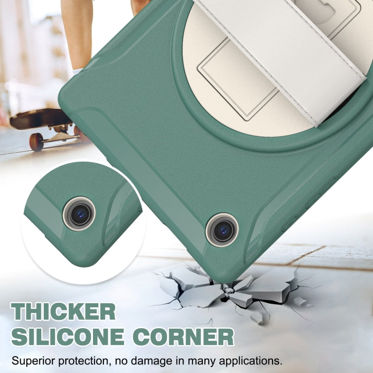 For Samsung Galaxy Tab A8 10.5 2021 Shockproof TPU + PC Tablet Case(Emmerald Green) by bashfashion