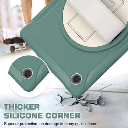 For Samsung Galaxy Tab A8 10.5 2021 Shockproof TPU + PC Tablet Case(Emmerald Green) by bashfashion