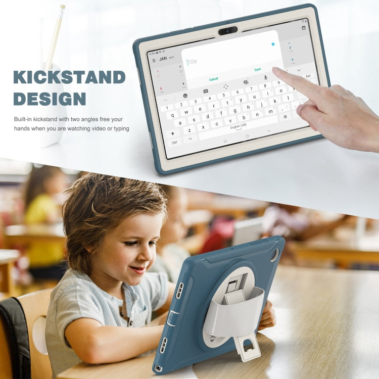 For Samsung Galaxy Tab A8 10.5 2021 Shockproof TPU + PC Tablet Case(Cornflower Blue) by bashfashion