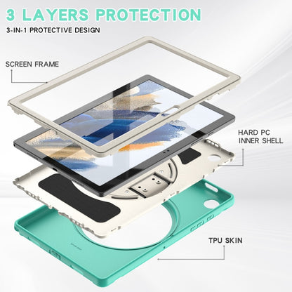 For Samsung Galaxy Tab A8 10.5 2021 Shockproof TPU + PC Tablet Case(Mint Green) by bashfashion