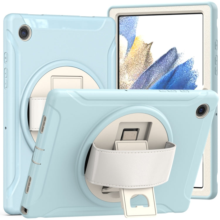 For Samsung Galaxy Tab A8 10.5 2021 Shockproof TPU + PC Tablet Case(Ice Crystal Blue) by bashfashion