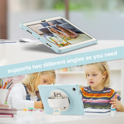 For Samsung Galaxy Tab A8 10.5 2021 Shockproof TPU + PC Tablet Case(Ice Crystal Blue) by bashfashion