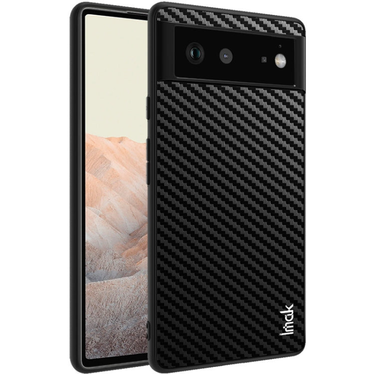 For Google Pixel 6 imak LX-5 Series PC + TPU Case with Screen Protector(Carbon Fiber Texture) by imak