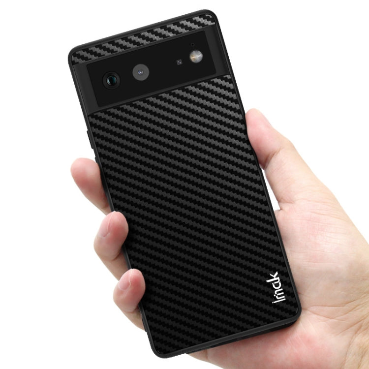 For Google Pixel 6 imak LX-5 Series PC + TPU Case with Screen Protector(Carbon Fiber Texture) by imak