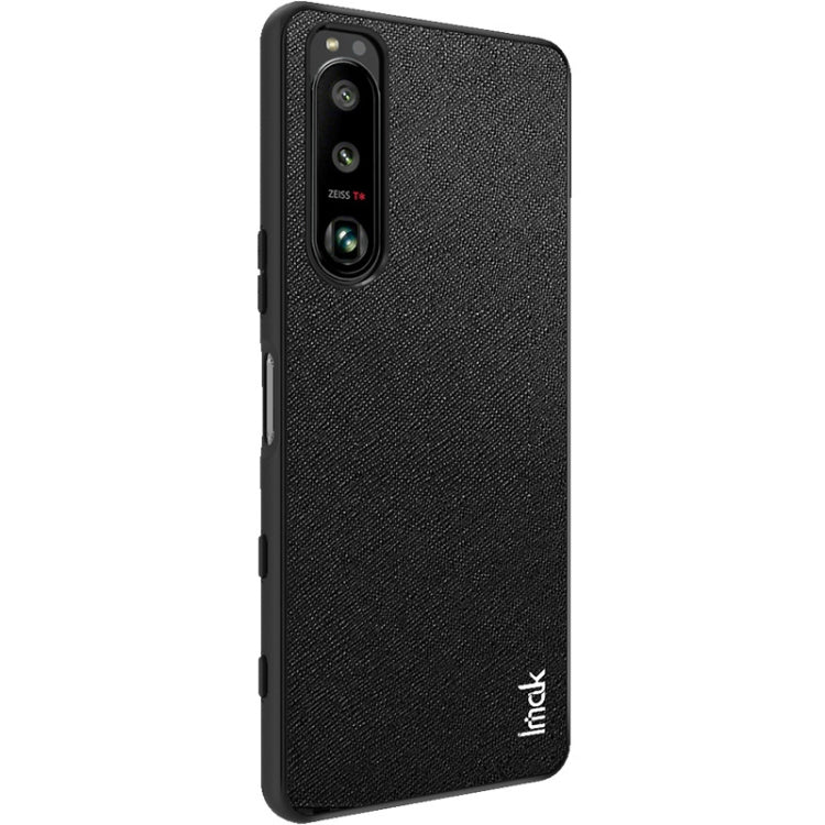 For Sony Xperia 5 III imak LX-5 Series PC + TPU Case with Screen Protector(Cross Texture) by imak