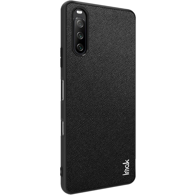 For Sony Xperia 10 III imak LX-5 Series PC + TPU Case with Screen Protector(Cross Texture) by imak