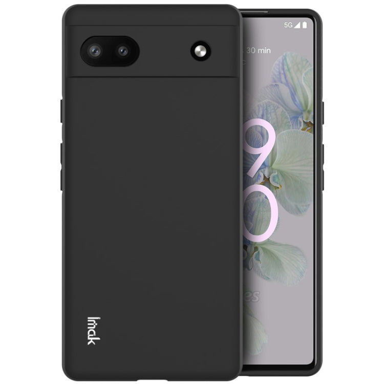 For Google Pixel 6a imak UC-3 Series Shockproof Frosted TPU Phone Case(Black) by imak
