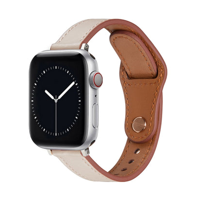 Nail Button Watch Band For Apple Watch Series 9&8&7 41mm / SE 3&SE 2&6&SE&5&4 40mm / 3&2&1 38mm(Slit) by bashfashion