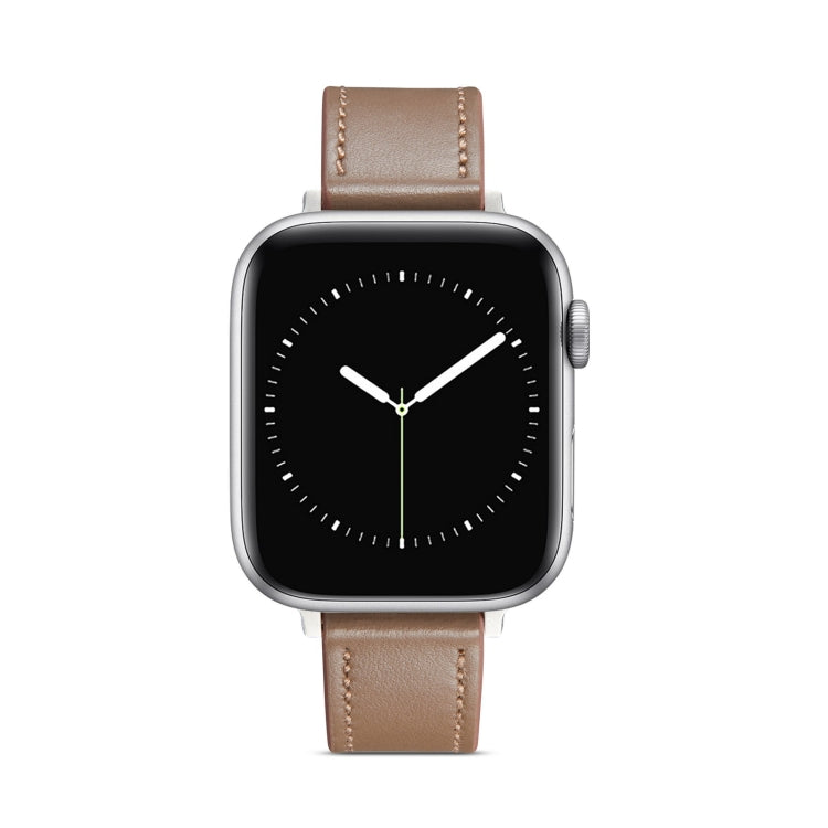 Nail Button Watch Band For Apple Watch Series 9&8&7 41mm / SE 3&SE 2&6&SE&5&4 40mm / 3&2&1 38mm(Brown) by bashfashion
