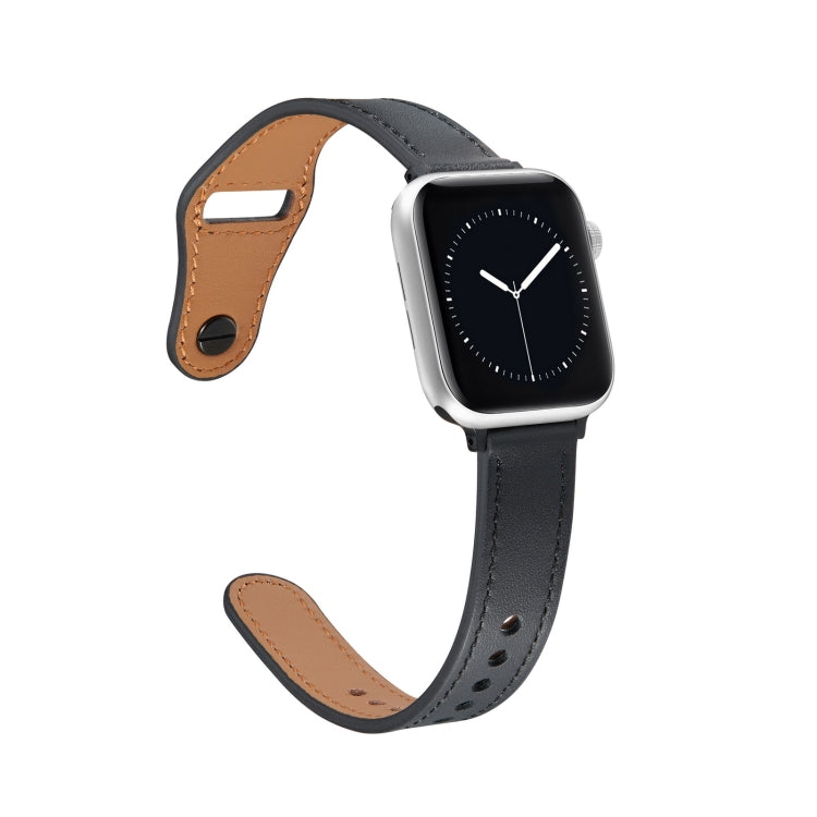 Nail Button Watch Band For Apple Watch Series 9&8&7 41mm / SE 3&SE 2&6&SE&5&4 40mm / 3&2&1 38mm(Black) by bashfashion