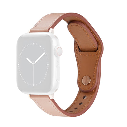 Nail Button Watch Band For Apple Watch Ultra 49mm&Watch Ultra 2 49mm / Series 9&8&7 45mm / SE 3&SE 2&6&SE&5&4 44mm / 3&2&1 42mm(Pink) by bashfashion