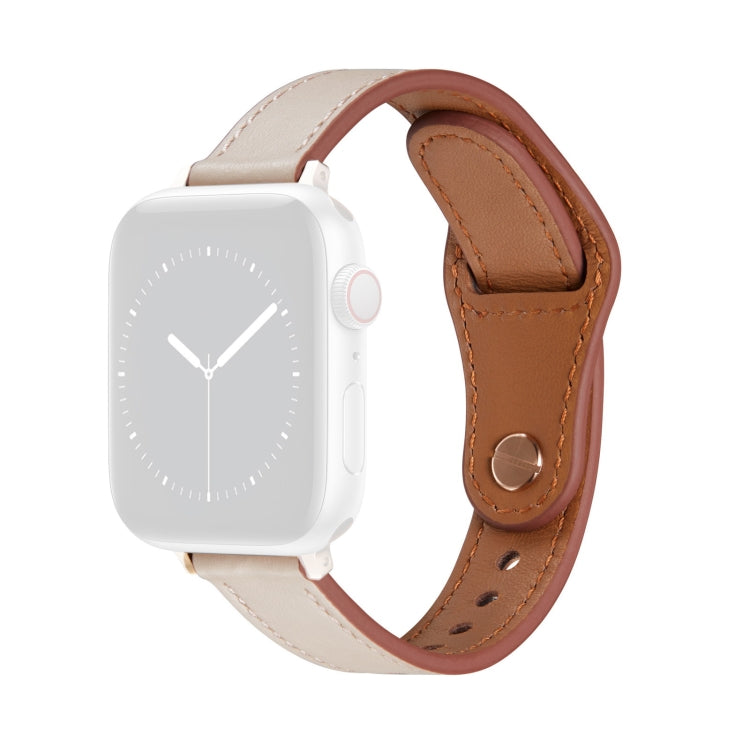 Nail Button Watch Band For Apple Watch Ultra 49mm&Watch Ultra 2 49mm / Series 9&8&7 45mm / SE 3&SE 2&6&SE&5&4 44mm / 3&2&1 42mm(Slit) by bashfashion