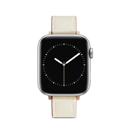Nail Button Watch Band For Apple Watch Ultra 49mm&Watch Ultra 2 49mm / Series 9&8&7 45mm / SE 3&SE 2&6&SE&5&4 44mm / 3&2&1 42mm(Beige) by bashfashion