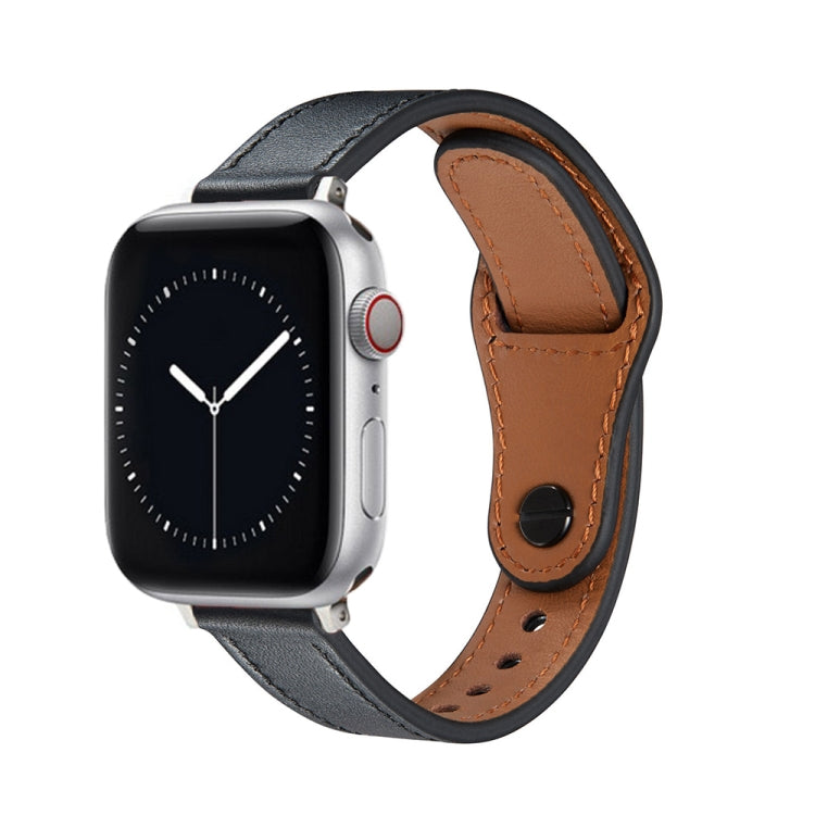 Nail Button Watch Band For Apple Watch Ultra 49mm&Watch Ultra 2 49mm / Series 9&8&7 45mm / SE 3&SE 2&6&SE&5&4 44mm / 3&2&1 42mm(Black) by bashfashion