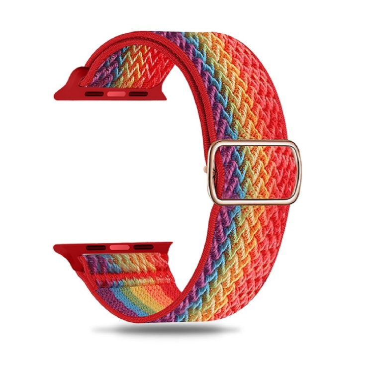 W Texture Nylon Strap For Apple Watch Ultra 49mm&Watch Ultra 2 49mm / Series 9&8&7 45mm / SE 3&SE 2&6&SE&5&4 44mm / 3&2&1 42mm(Seashell) by bashfashion