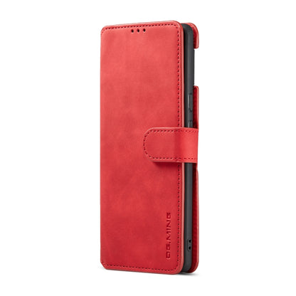 For Google Pixel 6 Pro DG.MING Retro Oil Side Horizontal Flip Leather Case with Holder & Card Slots & Wallet(Red) by DG.MING
