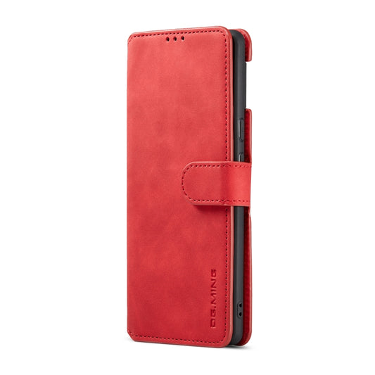 For Google Pixel 6 Pro DG.MING Retro Oil Side Horizontal Flip Leather Case with Holder & Card Slots & Wallet(Red) by DG.MING