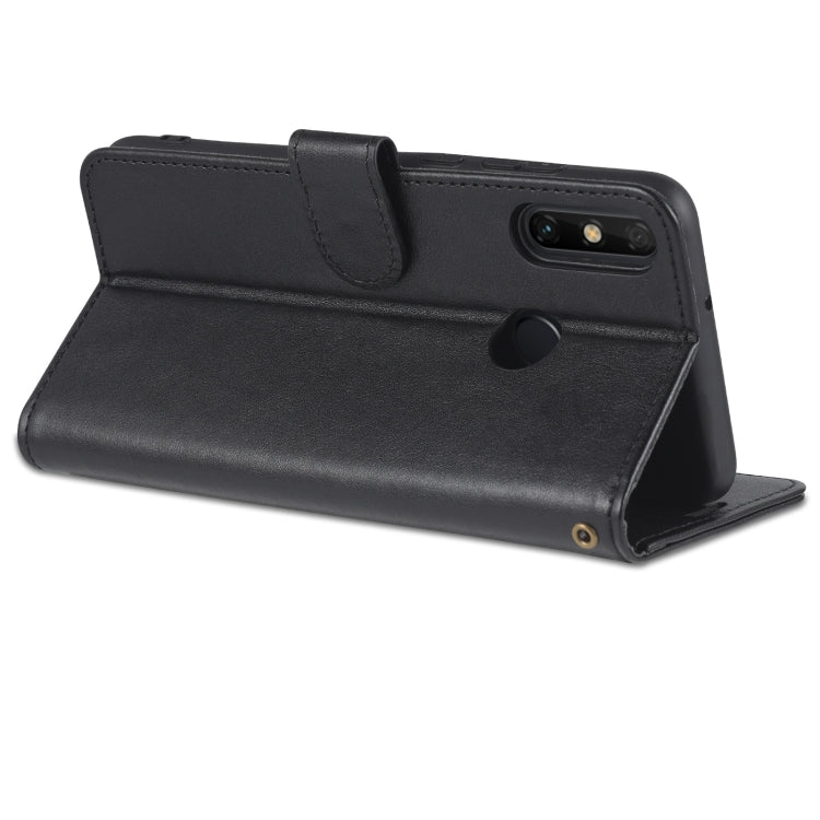 For Huawei Enjoy 20e AZNS Sheepskin Texture Flip Leather Phone Case(Black) by AZNS