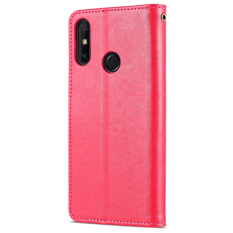 For Huawei Enjoy 20e AZNS Sheepskin Texture Flip Leather Phone Case(Red) by AZNS