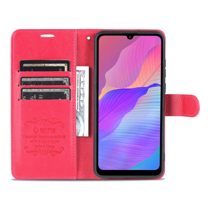 For Huawei Enjoy 20e AZNS Sheepskin Texture Flip Leather Phone Case(Red) by AZNS