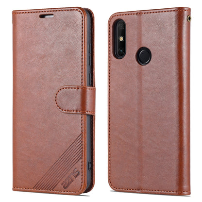 For Huawei Enjoy 20e AZNS Sheepskin Texture Flip Leather Phone Case(Brown) by AZNS