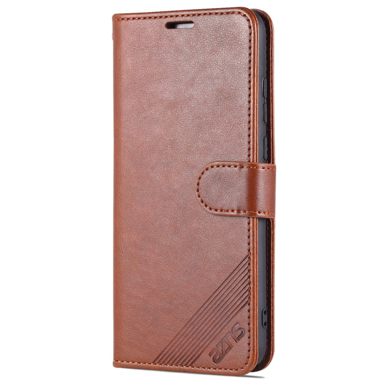 For Huawei Enjoy 20e AZNS Sheepskin Texture Flip Leather Phone Case(Brown) by AZNS