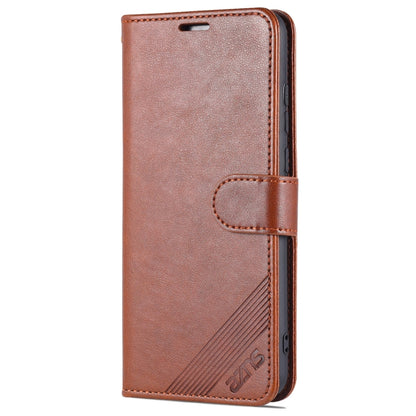 For Huawei Enjoy 20e AZNS Sheepskin Texture Flip Leather Phone Case(Brown) by AZNS