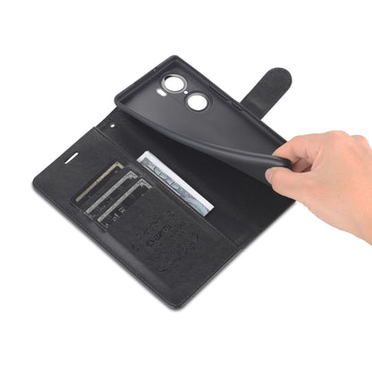 For Honor 60 AZNS Sheepskin Texture Flip Leather Phone Case(Black) by AZNS