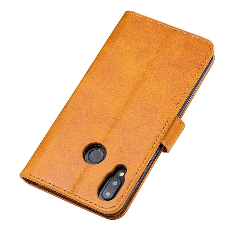 For Huawei P20 Lite GUSSIM Business Style Horizontal Flip Leather Case with Holder & Card Slots & Wallet(Khaki) by GUSSIM