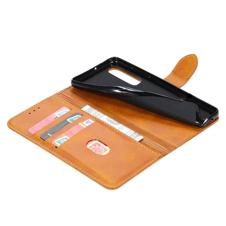 For Huawei P30 GUSSIM Business Style Horizontal Flip Leather Case with Holder & Card Slots & Wallet(Red) by GUSSIM