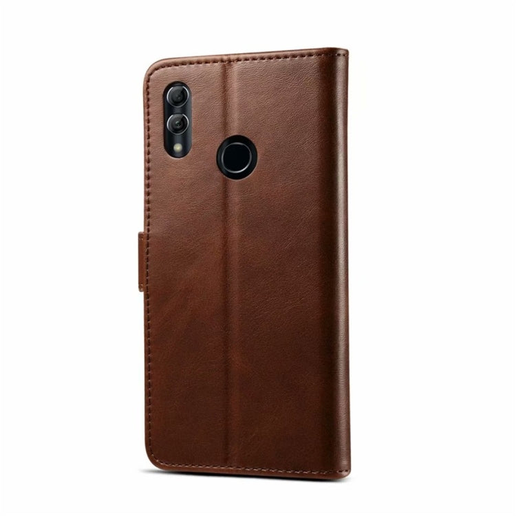 For Huawei P30 Lite GUSSIM Business Style Horizontal Flip Leather Case with Holder & Card Slots & Wallet(Brown) by GUSSIM