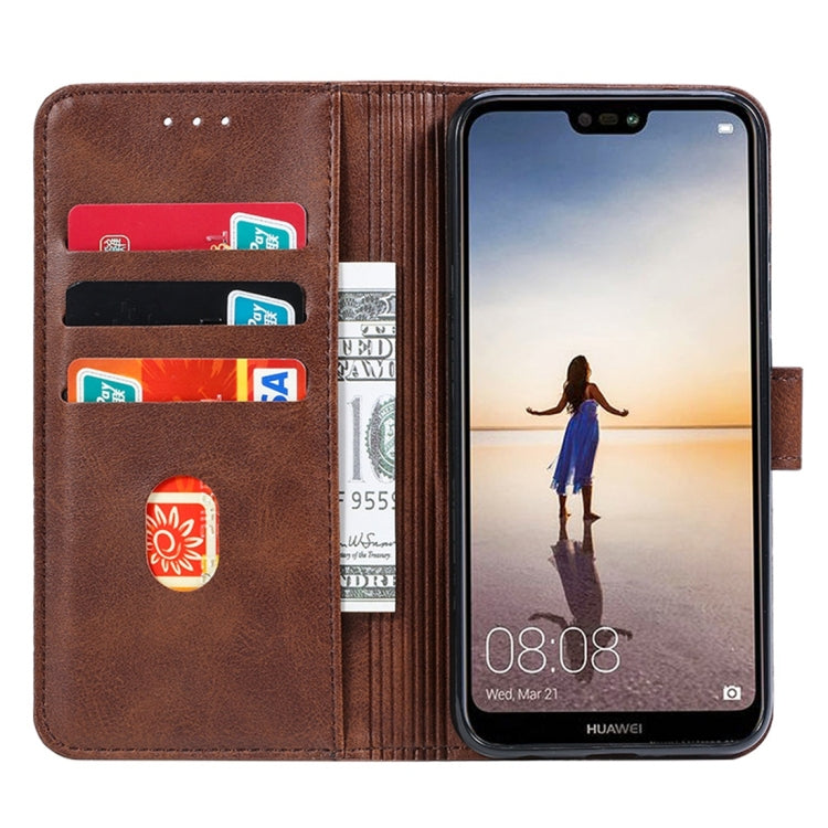 For Huawei P30 Lite GUSSIM Business Style Horizontal Flip Leather Case with Holder & Card Slots & Wallet(Brown) by GUSSIM