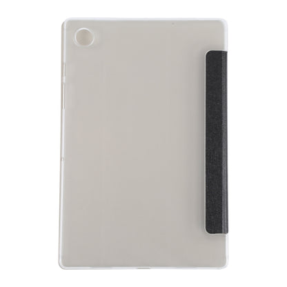 For Samsung Galaxy Tab A8 10.5 2021 X200 / X205 Silk Texture 3-fold Leather Tablet Case(Black) by bashfashion