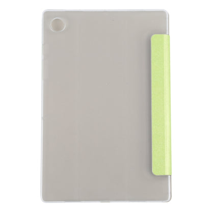 For Samsung Galaxy Tab A8 10.5 2021 X200 / X205 Silk Texture 3-fold Leather Tablet Case(Green) by bashfashion