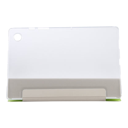 For Samsung Galaxy Tab A8 10.5 2021 X200 / X205 Silk Texture 3-fold Leather Tablet Case(Green) by bashfashion