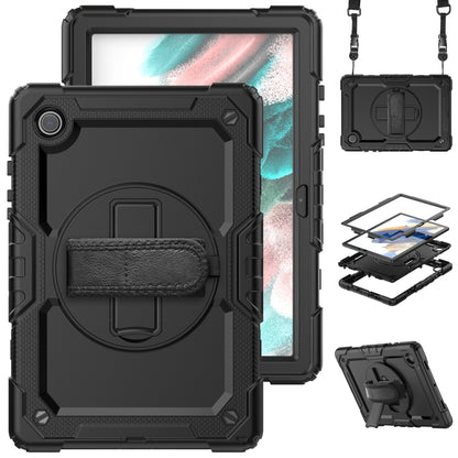 For Samsung Galaxy Tab A8 10.5 2021 X200 / X205 Silicone + PC Tablet Case(Black) by bashfashion